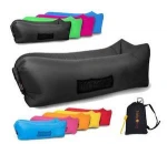 Portable Outdoor Beach Sun Lounger Blow Up Camping Lounge Chair Air Filled Inflatable Sleeping Bag Wholesale