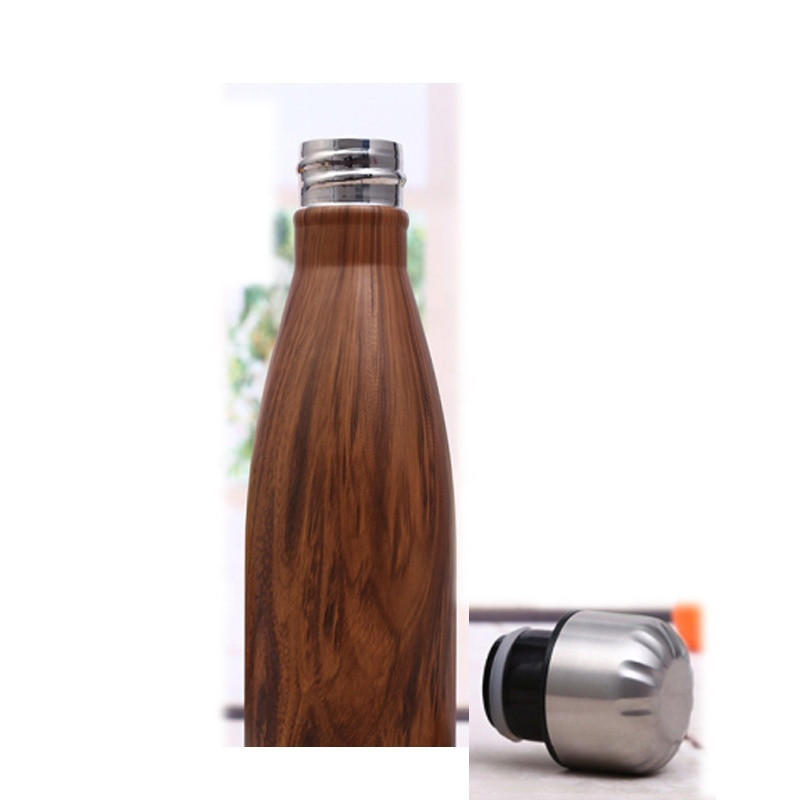 Buy Powder Coated Matte Double Wall Insulated Vacuum Flask Water ...