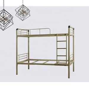 Powder Coated Metal Frame Cheap Bunk Beds Dormitory Bunk Bed