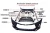 Import PP material  2015-2018 body kits  For  Highlander  body parts  4x4 car  accessories  from maiker from China
