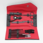 Premium Quality Set Profesional 14PCS Manicure Travel Grooming Set