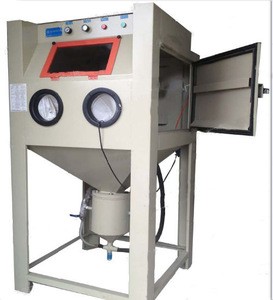Pressure Sandblasting Cabinet with Dust Collector Free Standing