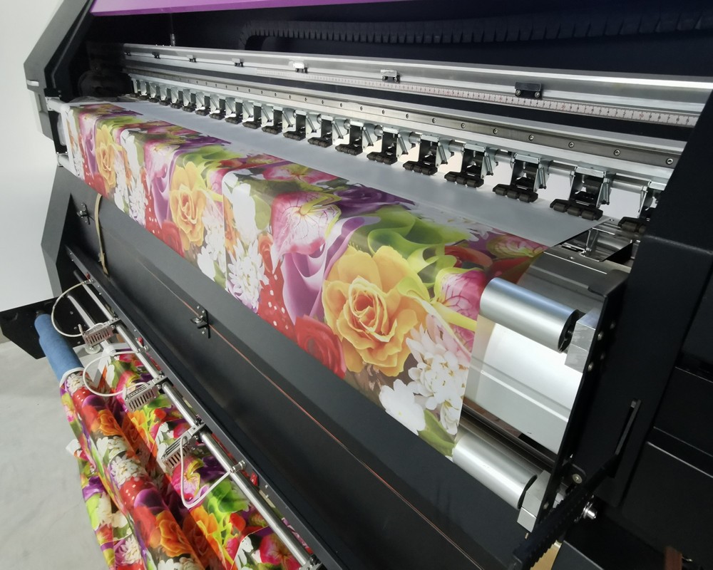 Printing machinery 100% cotton fabric 1.8m textile printer home textile printer for rainbow