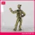 Import profession custom antique bronze metal warrior statuette figurine from China