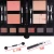 Import Professional Beauty Cosmetics Makeup Eyeshadow Kit Box Waterproof Black Square Case Makeup Set from China