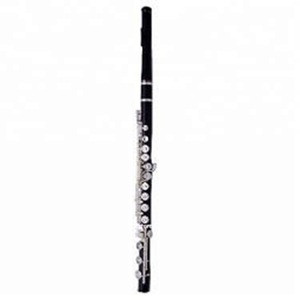 professional ebony body flute 17 holes Silver Plated flute high OEM Accept