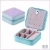 Import Professional Factory Supply Popular Portable Rings Earrings Storage Leather Fabric Jewelry Box from China