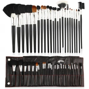 Professional Makeup Brush Set with High Quality Animal Hair for Makeup Artist