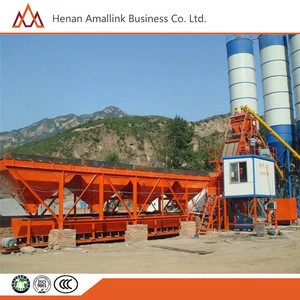 Professional Manufacture HZS 60 Belt Type Concrete Batching Plant For Pakistan