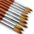 Import Professional 100% Pure Mink Hair Wood Handle Nail Art Brush Manicure Nail Extension Acrylic Brush from China