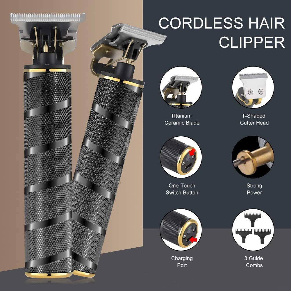 Professional rechargeable cordless battery powered men Hair Trimmer