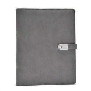Promotion gift Notebook with Customized logo & USB Flash Disk and Power Bank