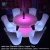 Import Promotion Modern dining room sets hookah led table furniture led from China