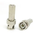 PROMOTION Quick CCTV Accessories Female Wiring RG6 2 Pin Twist-On BNC Male RG59 Coax Cable Connector