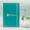 Promotion Usage cheap  customised logo pen holder PU leather hardcover notebook with elastic band
