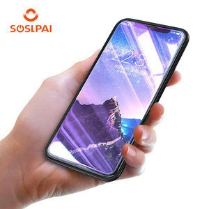 Promotional best quality 9h explosion-proof glass screen protector, 3D 0.33mm protection film for iphone x