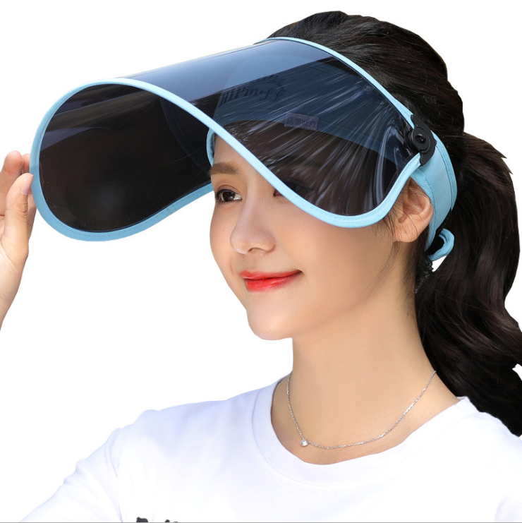 Buy Protect Pvc Sun Visor Hat Outdoor Double Protection Visor from Yiwu Xiangting Trade Co., Ltd