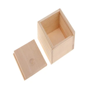 Protects precious baby beautifully handcrafted natural unpainted wood tea boxes