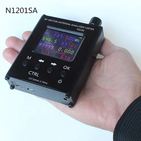 Buy Ps100 Uv Rf Vector Impedance Ant Swr Antenna Analyzer Meter Tester ...