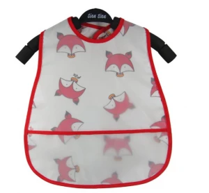 PU waterproof baby bib