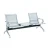 Import Public 4 seater metal waiting chair with tea table from China
