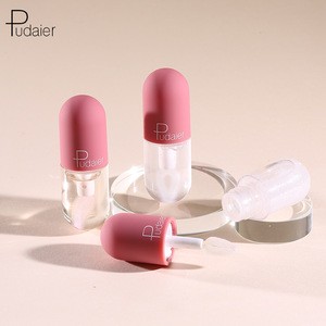 Pudaier mini capsule Vitamin E temperature change flashing transparent moisturizing color changing glitter clear lip gloss