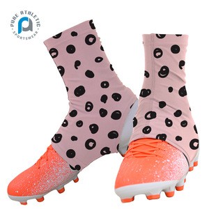 Pure pink cleat covers/american football cleats/soccer cleat