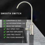 Purifier stainless steel faucet drinking water filter faucet tap purifier stainless steel RO water SUS304 faucet