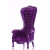 Import Purple Princess Diana Throne Chair By THRONE KINGDOM from USA