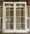 Import pvc double paned front entry swing casement doors with grill design from China