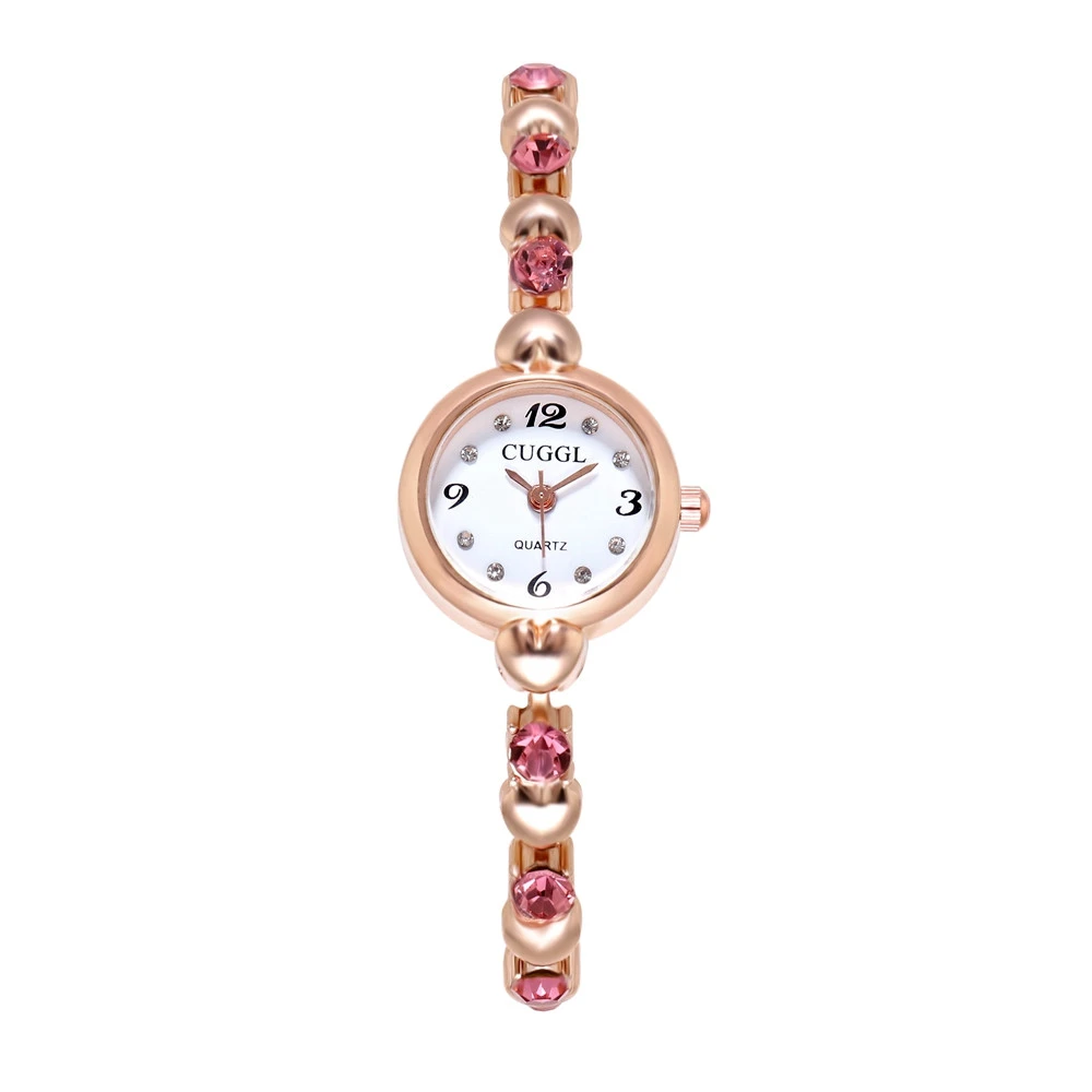 QIANWEN watch supplier luxury diamond watch chain small dial fashion ladies bracelet watch