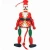 Import QS brand features scenic hot toys wooden clown string puppet from China