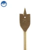Quick Change Hex Shank Tri-Point Flat Wood Spade Drill Bit with Cutting Groove for Wood Fast and Clean Drilling