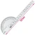 Import Quiki Stainless Steel Round Head 180 degree Protractor Angle Finder Rotary Measuring Ruler Machinist Tool 14cm Craftsman Ruler from China