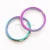 Import Rainbow Metal Split Key Rings Keyring Loop Hoop Ring from China