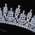 Import RE3696 Classic Cubic Zircon bridal tiara and crown rhinestone tiara wedding party prom hair jewelry from China