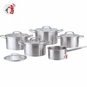 Realwin Kitchen pot set Stainless Steel Milk Pot Soup Pot Sauce Pan with SS handle