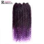 Rebecca Fashion Idol synthetic hair extension curly hair weaving