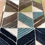 Recycle yarns chenille jacquard woven upholstery bed fabric sofa fabric material