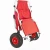 Import Red Folding Beach Fishing Chair & Cart Folding Portable Canopy Beach Chair with Wheel from China