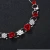 Import Red rose Flower Necklace Crystal Earring Jewelry Sets China Bridal Jewelry from China