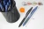 Import Retractable low viscosity ink ball point plastic pen for office and school supply from China