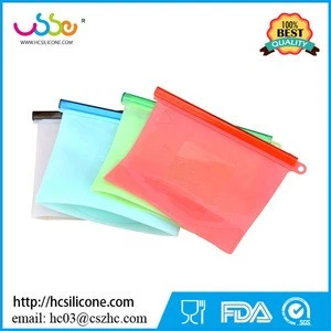 Reusable Home Food Sealing Container Silicone Food Fresh Vegetable Storage Bags