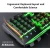 Rgb Backlight Electronic Tablet Slim Mechanical Teclado Laser 104Key Wired Metal Gaming Keyboard And Mouse Combos