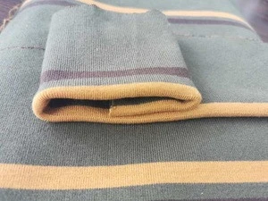 Ribbing knit cuff custom rib knit binding tubular rib knit fabric collar