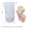 RM4004-7 adult candle molds amazing candle form body high quality female form candle