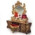 Import Rococo Mahogany 24 K Gold Carved Solid Wood Dressing Table/ Louis XV Baroque Style Luxurious Dresser from China