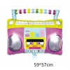 Roller Skate And Radio Balloons Inflatable Radio For 90s Parties Decor Hip Hop Theme Birthday Party Decorations Kid Toy
