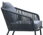 Rope furniture alu sofa sets  outdoor furniture Sofa Sets 4 pc rope Alu