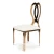 Import rose gold wedding infinity leather hotel chair for hire from China